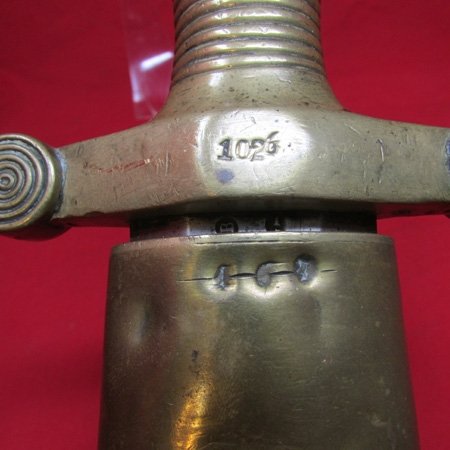  French Model 1831 Short Sword, Navy Marked Guard, 1839 Blade — image 3