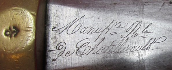  French Model 1831 Short Sword, Navy Marked Guard, 1839 Blade — image 6