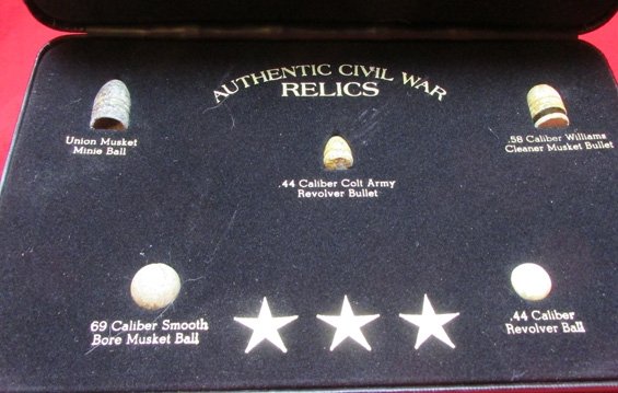  US Civil War Bullet Display Set, Cased — image 3