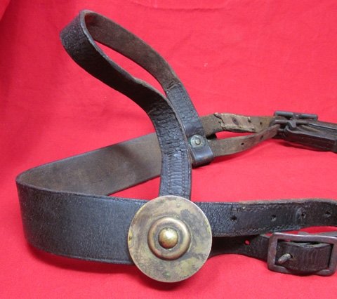  US Indian Wars Era, M1885 Horse Bridle & Bullseye Rosettes — image 4