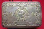 British WWI, Princess Mary, Christmas 1914, Brass Tin