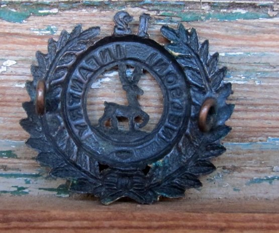  New Zealand WWI 12th Battalion Nelson Infantry, Collar/Cap Badge — image 3