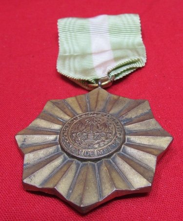  Haiti Brevet de Merite Medal & Ribbon — image 2