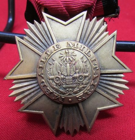  Haitian Medaille Militaire & Ribbon — image 3