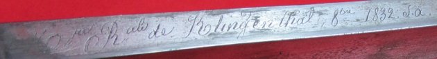  French M1832 Cavalry Sword, Klingenthal Mfg — image 7