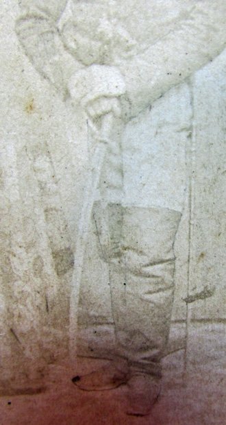  US Civil War  CDV,  Standing Armed Cavalryman — image 4