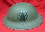 US WWI Doughboy Helmet, 89th Infantry Division, 178th Inf'y Brigade