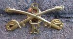 US M1896 Army Enlisted Cap Insignia . E Troop, 8th …