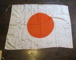 Japanese WWII Era Silk Flag, 36 x 27 Inches