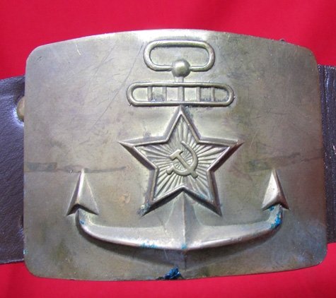  Soviet Cold War Era, Enlisted Navy Belt & Buckle — image 3