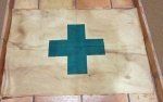 Japanese WWII, Medical Flag (Veterinary), Green Cross