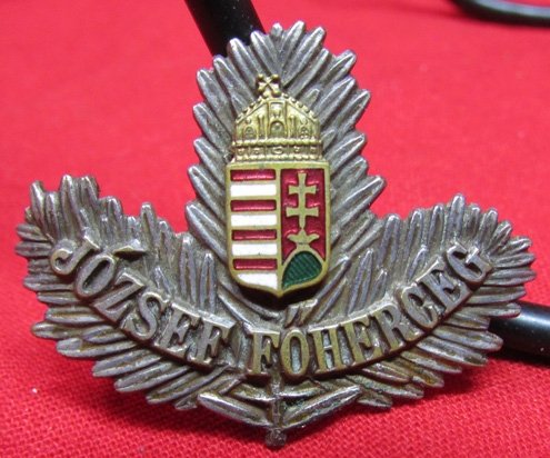  Austro Hungarian WWI Patriotic Badge, Enameled, Josef Foherceg — image 2