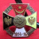Austro-German, WWI Central Powers Patriotic Enameled Badge