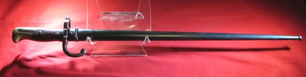  French M1874 Gras Bayonet,  Chatellerault Arsenal 1877 — image 2