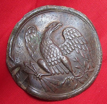  US Civil War Field Recovered Cartridge Box Sling Plate, Bullet, Prince George County VA.. — image 3