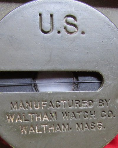  US Vietnam War Era, Corps of Engineers Style Lensatic Compass, Waltham Mfg — image 3