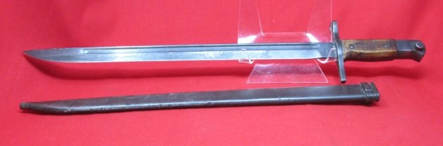  Japanese WWII Type 30 Bayonet and Scabbard, Tokyo Hourglass — image 5