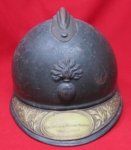 French WWI Adrian Infantry Helmet With Liner & Veteran Visor …