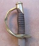 US Civil War M1860 Cavalry Sword, US Marked