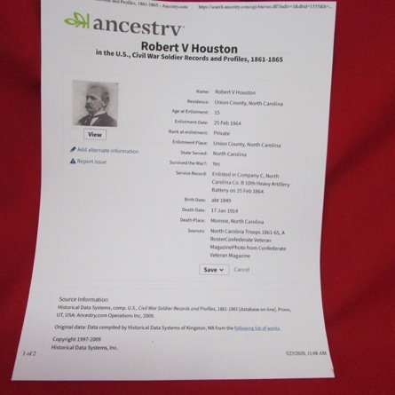  US Post Civil War UDC Membership Badge & Document, NC Soldier, 10th Bn NC Heavy Artillery — image 10