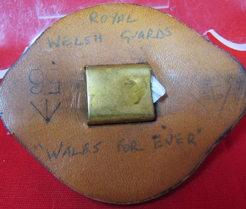  British Pre WWII Welsh Guards Martingale Badge — image 3