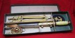 East German Cold War Volksmarine Navy Officers Dagger Set, Boxed