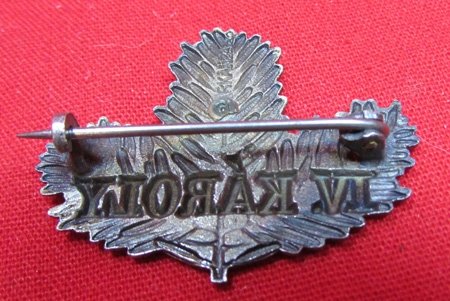  Hungarian WWI Era, IV Karoly Badge — image 3