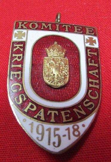  Austro-Hungarian WWI War Sponsorship Badge, 1915-18 — image 3