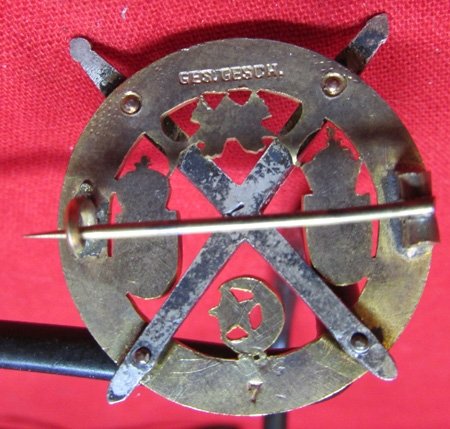  Turkish, WWI Patriotic Badge, Gott Strafe England — image 3