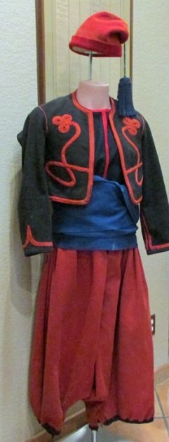  French Pre WWI, Composite Zouave Uniform, 4th Regiment, Well Marked — image 2