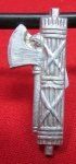Italian WWII Aluminum Fasces Insignia