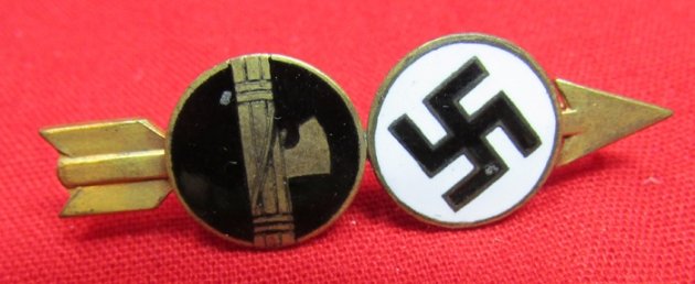  Italy WWII, Axis Allies Patriotic Badge, Italy-Germany — image 4