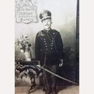 Russian WWI RPC, Full Standing View with Sword