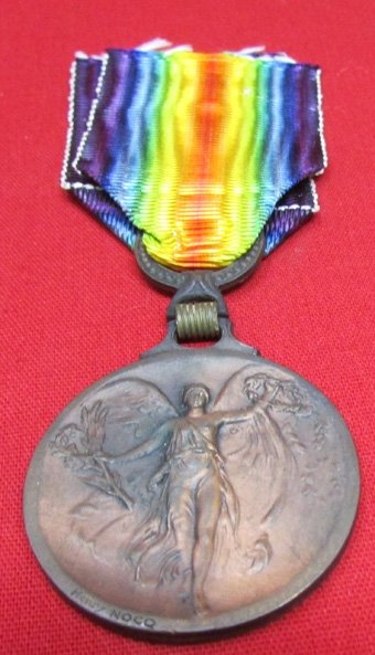  Greece WWI Victory Medal, Official Version, Henry Nocq — image 2