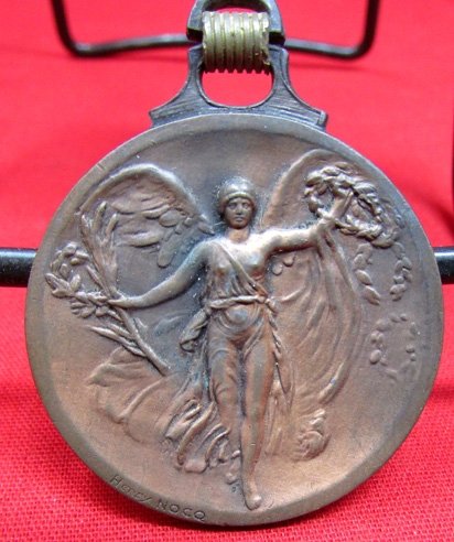  Greece WWI Victory Medal, Official Version, Henry Nocq — image 4