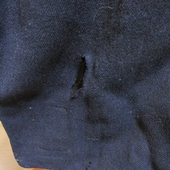  Japanese WWII Navy Enlisted Blue Wool Jumper — image 3