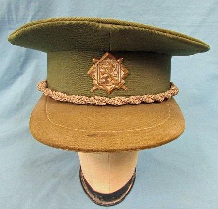  Czech WWII, Army NCO Visor Hat, — image 2