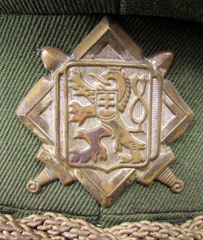  Czech WWII, Army NCO Visor Hat, — image 3