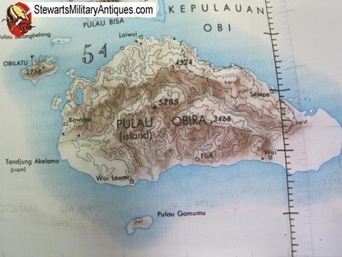  US Vietnam War Era USAF Silk Map, Banda Sea, ONC-M-12 — image 3