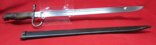  Japanese WWII Type 30 Bayonet and Scabbard, Kokura — image 3