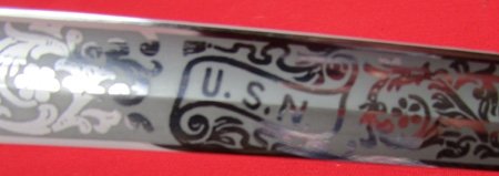  US Cold War Era, M1852 US Navy Officers Sword, German Mfg, Hillborn-Hamburger Retailer — image 11
