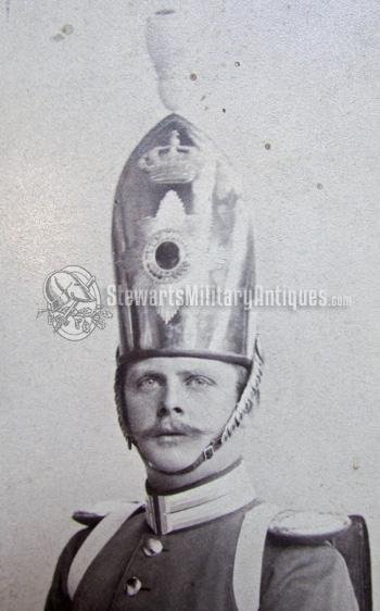  German Imperial Era, Pre 1889, Kaiser Alexander Garde Grenadier Officer Photo — image 3