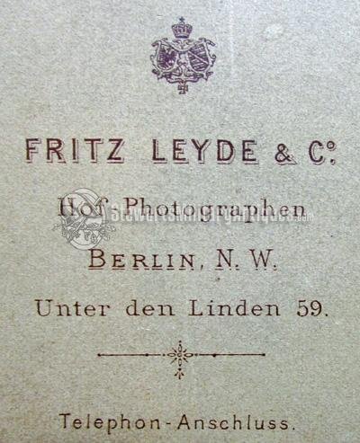  German Imperial Era, Pre 1889, Kaiser Alexander Garde Grenadier Officer Photo — image 4