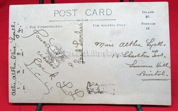  British Pre WWI Era, Hussar Real Photo Postcard — image 4