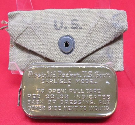  US WWII Canvas Bandage Pouch & Carlisle Bandage — image 2