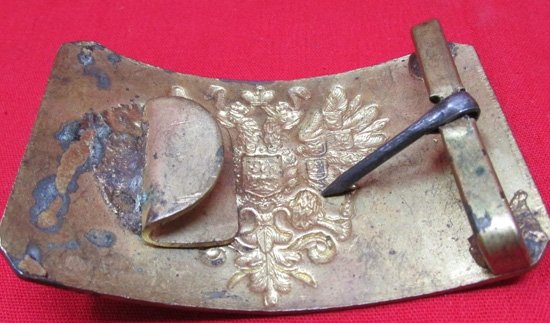  Russian, WWI Enlisted Belt Buckle, A Beauty — image 4