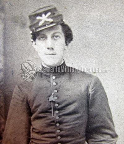  US Civil War CDV, Armed NY Cavalryman — image 3