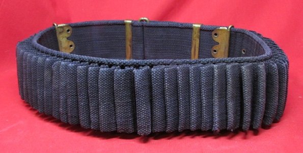  US SAW 100 Round, Double Loop, Blue Canvas Ammunition Belt, .30 Caliber. MILLS — image 3