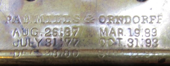  US SAW 100 Round, Double Loop, Blue Canvas Ammunition Belt, .30 Caliber. MILLS — image 4