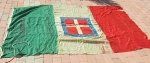 Italian WWII Wool Flag, About 4.5 x 7 Feet
